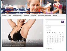 Tablet Screenshot of fitness-workout.net